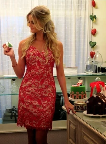 Vestido para o Natal 2025 | Dicas e Modelos 16 vestido para natal com renda estilo regata