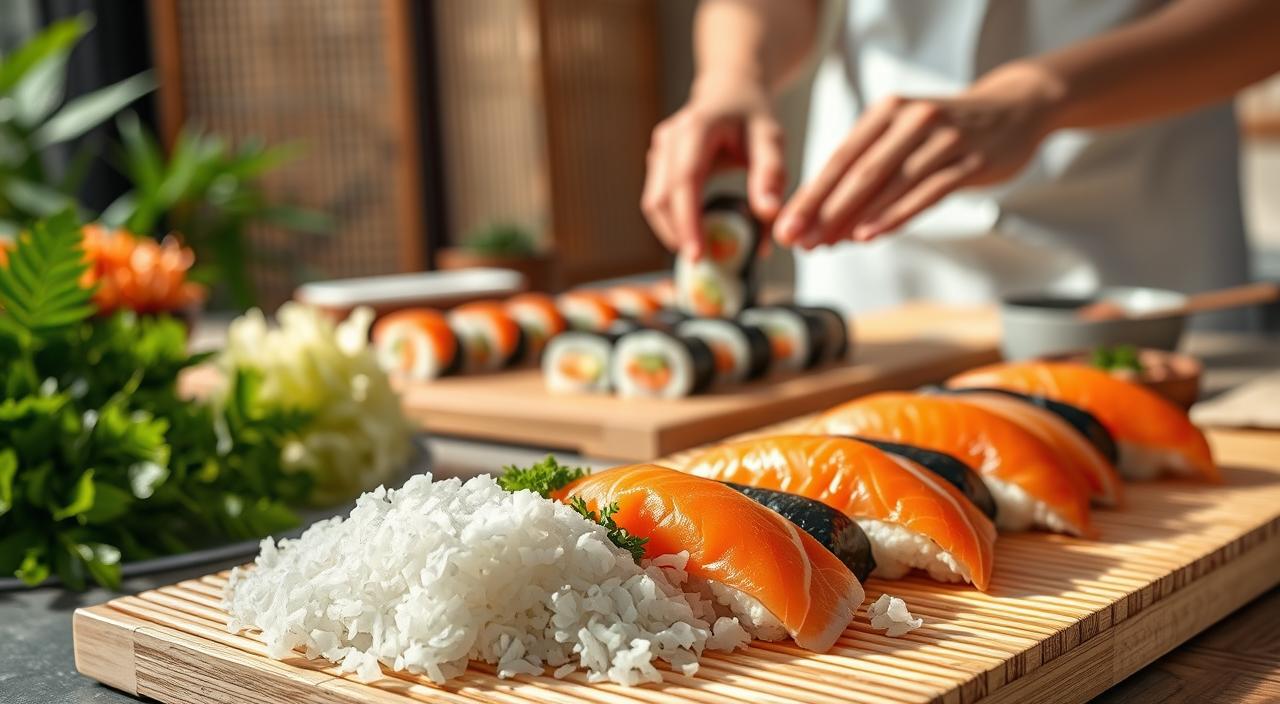 Como fazer sushi receita completa